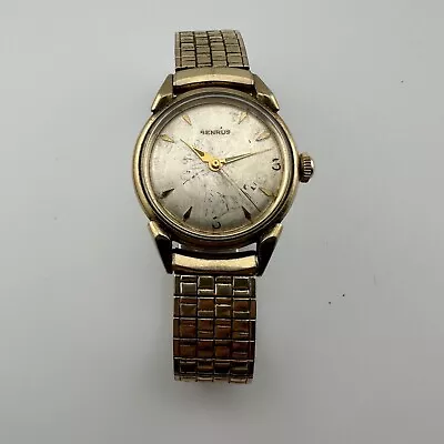 Vintage Benrus Wristwatch 10k RGP Waterproof Dustproof Shock Absorbing - Runs • $9.99