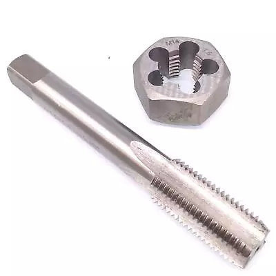 US Stock HSS M14 X 1.5mm Tap & 14x1.5mm Hexagon Die Metric Thread Right Hand Set • $20.52