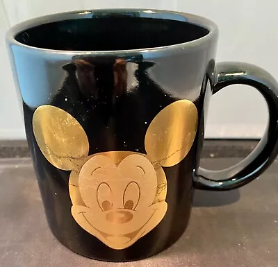 Disney Black & Gold Mickey Mouse Mug #21 • $5.36