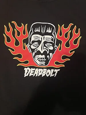 Deadbolt Shirt Vintage Punk Psychobilly Cramps Meteors Tiger Army Misfits Danzig • $19.99