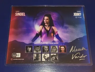 Mortal Kombat 2 Musetta Vander Sindel Autographed Auto 8x10 Photo Beckett COA • $22.95