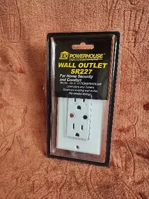 NEW FACTORY SEALED X-10 PowerHouse Wall Outlet SR227 Smart Home White. • $18