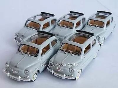 5 X Seat Fiat 600 Model Car Grey Open Top 1:43 Scale Solido 500 No Box K8 • £14.99