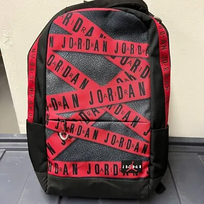 Nike Air Jordan 23 Chicago Bulls Caution Laptop Large Backpack Bag • $39.99