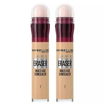 Maybelline Instant Age Rewind Anti Age Eraser Eye Concealer 07 Sand 2pk • £18.99