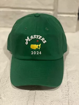 2024 Masters Golf Hat Green From Augusta National Adjustable Brand NEW • $50