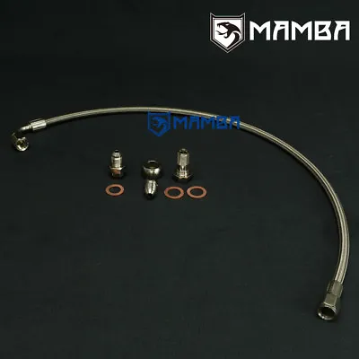 Turbo Oil Feed Line Nissan Skyline RB20DET RB25DET RB30 (For Stock T3 Turbo) • $69.45