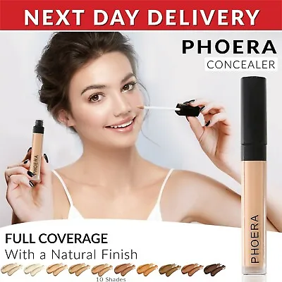£3.38 • Buy Phoera Foundation Concealer Makeup Full Coverage Matte Brighten Long Lasting UK