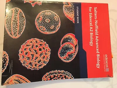 Edexcel Salters Nuffield A2 Biology Student Book • £7.50