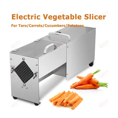 Electric Potato French Fry Cutter Auto Potato Slicer Food Processor 110-240V • $268.40