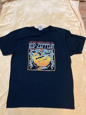 LED ZEPPELIN Tour 1977 T SHIRT  Size Large Black • $15