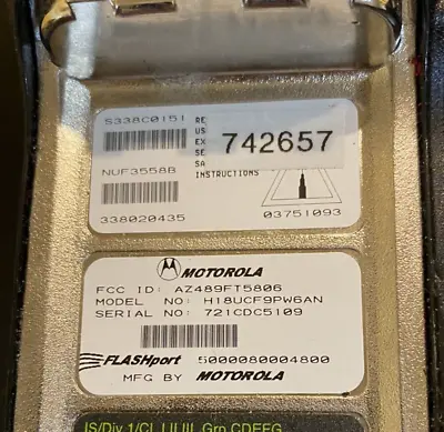 MOTOROLA Astro XTS5000 H18UCF9PW6AN With NEW  Battery - APCO25 • $89