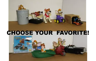 Burger King 1996 Disney Vintage Oliver & Company Toys-Pick Your Favorites! • $7