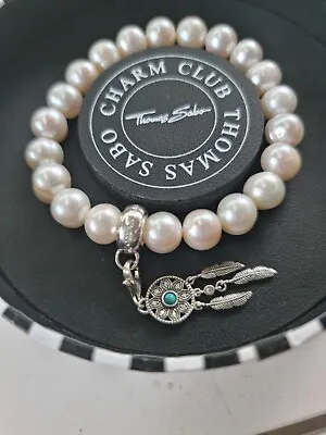 Thomas Sabo Pearl Bracelet With Charm  • $90