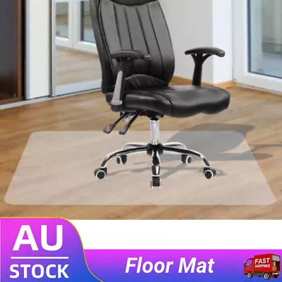 Clear Chair Mat Carpet Hard Floor Protectors PVC Home Office Room Computer Mats • $25.54