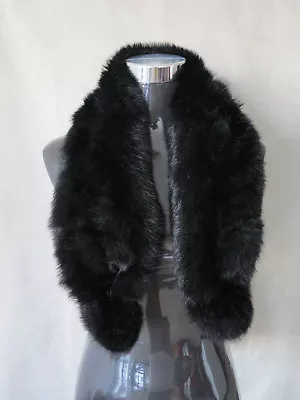 100% Real Rabbit Fur Scarf / Fur Collar /wrap/cape Wonderful Christmas Gift • $16.99