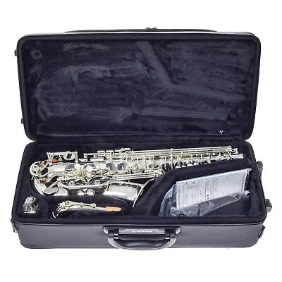 New YAMAHA Alto Saxophone - YAS 480S In SILVER PLATE - Ships FREE WORLDWIDE • $2495