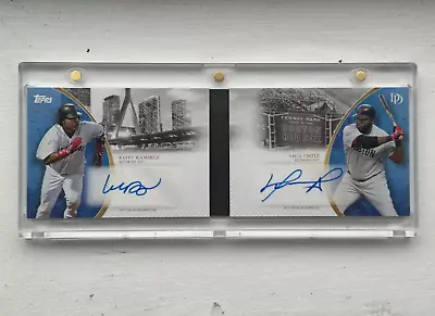 2023 Topps Dynamic Duals David Ortiz & Manny Ramirez Dual Booklet Auto /25  • $255