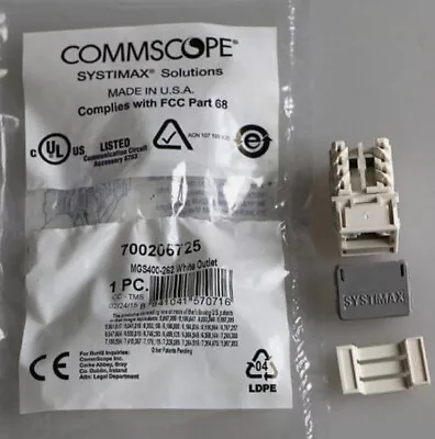 FOR Commscope Six Types Of Network Information Module RJ45CAT6 MGS400-262 10PCS • $28