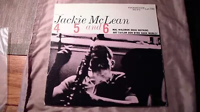 JACKIE McLEAN 4 5 AND 6 VINYL ON PRESTIGE HI FI RECORDS LP 7048  • $22