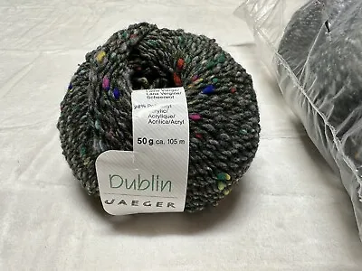 9 Balls Jaeger YARN Wool/acrylic 50g / 105m (114 Yds. Each) Multicolor DUBLIN • $15.99
