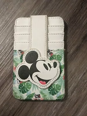 Disney Mickey Mouse Tropical Cardholder Card Wallet • $14.39