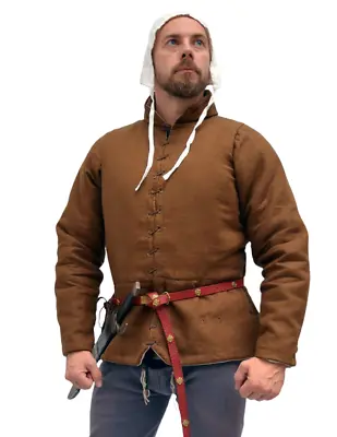 Medieval Viking Padded Doublet Gambeson Cotton Protection Medieval Armor LRAP • $83.66