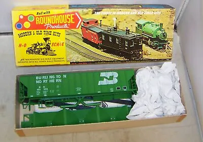 Ho Mdc Roundhouse 50' Fmc Covered Hopper Burlington Northern Bn Green 3521 • $17.99