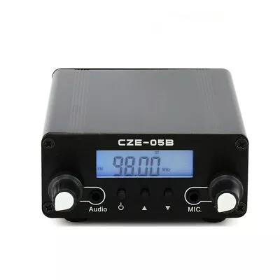 FM Transmitter Church 0.5W Mini Radio Stereo Station PLL Black W/ Antenna CZE05B • $79.99