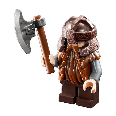 LEGO Gimli Minifigure Dwarf W/ Axe 9473 9474 Lord Of The Rings NEW RARE! • $94.12