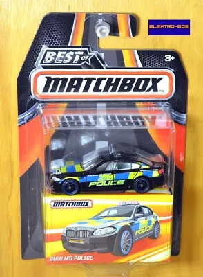 Matchbox BMW M5 Police [Collector Box] - New*/Sealed/XHTF [Card Wear] • $24