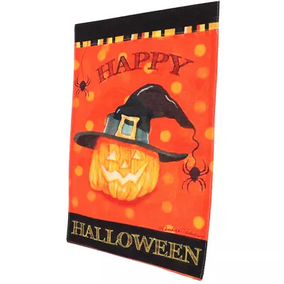  Halloween Banner Porch Decor Garden Decorative Flag Printing • £8.98