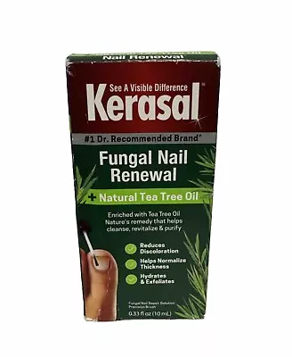 Kerasal Nail Renewal Plus Tea Tree Oil Fungal Nail Repair Solution - 0.33 Fl Oz • $11.49