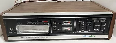 Electrophonic TD-60 65W Stereo 8-Track Tape Player Receiver Not Tested For Parts • $25