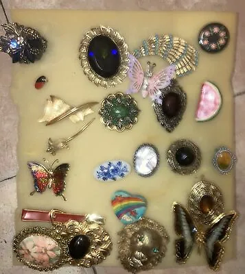 Vintage To Modern Brooch Pin Lot Of 20 • $75