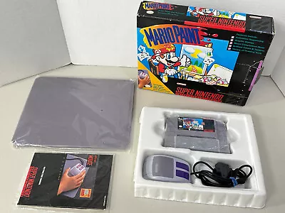Mario Paint (Super Nintendo SNES) Complete Mouse Tray Box Game Manual • $244.95