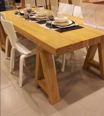 $800 • Buy Carpenters Style Wooden 6 Seater Dining Table
