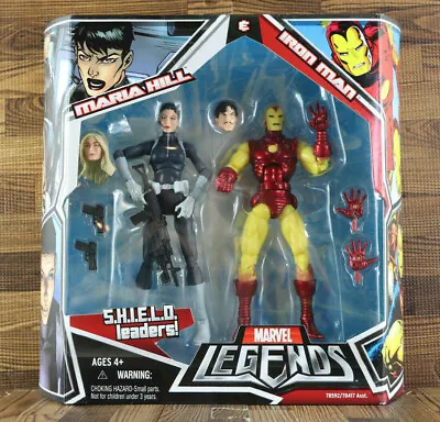 2008 Marvel Legends SHIELD Leaders Maria Hill Iron Man Action Figures • $62