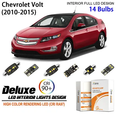 LED Interior Light Kit For Chevy Volt 2010-2015 White LED Light Bulbs Package • $23.40