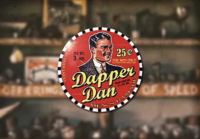 Vintage Style Dapper Dan Decal Hot Rod Rat Flathead Ford Drag Race Movie  • $5.99