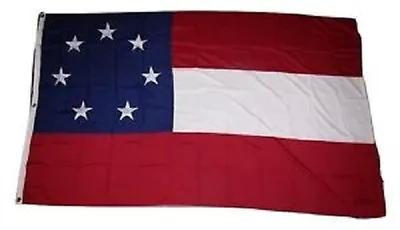 4x6 Ft Embroidered 1st National Stars Bars 7 Star 100% Cotton Flag 4'x6' Banner  • $68.88