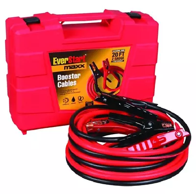 EverStart WMBC2002B 20 Foot 2 Gauge Automotive Booster Cables Jumper Cables • $33