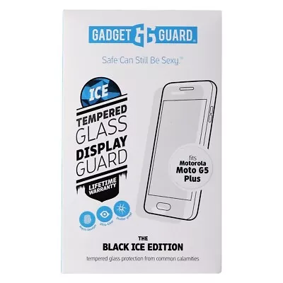 Gadget Guard Black Ice Tempered Glass Screen For Motorola Moto G5 Plus - Clear • $6.59