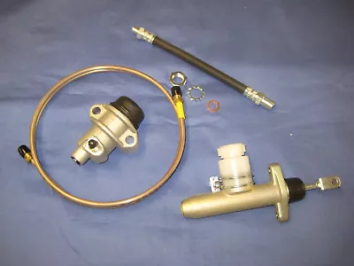 Mg Mgb Lhd 1800 Clutch Master Cylinder Slave Pipe & Hose Left Hand Drive *bcs1 • $174.25