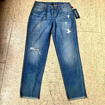 NWT True Religion Girl’s Audrey Destructed Jeans Size 16 • $36