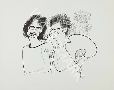 The Rolling Stones Mick Jagger Keith Richards Illustration Vintage Music Poster • $49.95