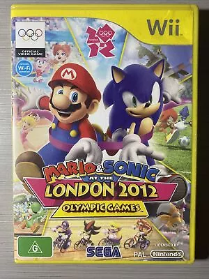 Mario & Sonic At The London 2012 Olympic Games (2011 PAL Wii) Manual Included • $19.95