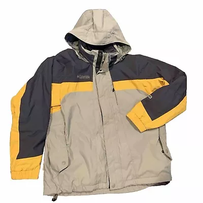 Columbia Bugaboo Men Jacket Size L Packable Hood Core Interchange • $25