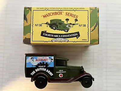 Matchbox MB38 Van Aldershot British Army MICA'89 Fourth Convention • $32.99