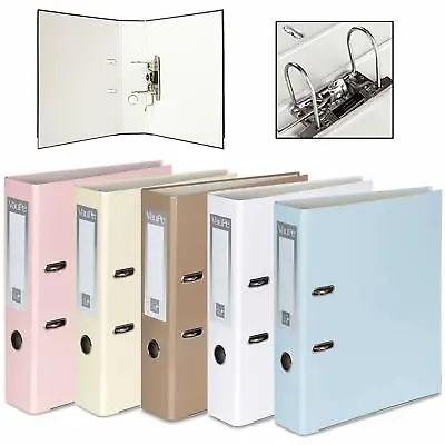 £17.80 • Buy Lever Arch Folders Large Storage Files Pastel Pack Set 5 X A4 OfficeCentre®